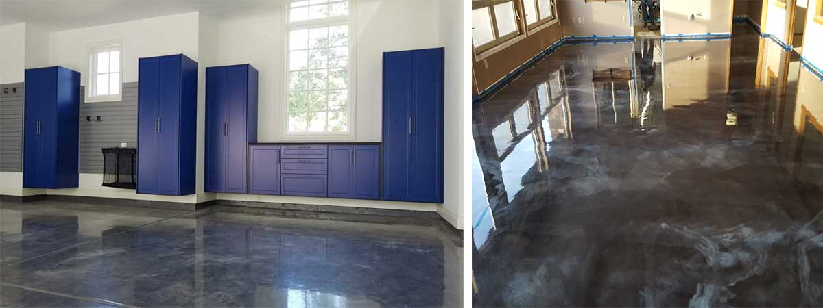 Metallic Garage Flooring Tampa Bay FL